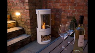 Discover the Howarth White Bioethanol Fireplace The Perfect Alternative to a Wood Burner [upl. by Ydde]