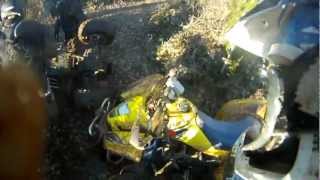 Crash Honda 700 TRX Atv [upl. by Simonette]