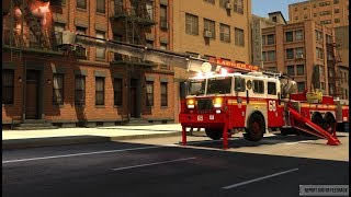 EmergeNYC Multiplayer Player With Subscribers  FDNY Tower Ladder 68 Fighting Fires In New York City [upl. by Quennie]