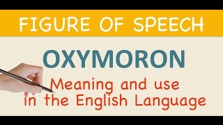 LEARN ENGLISH  Oxymoron  Meaning amp use in the English language  ESL [upl. by Esereht744]