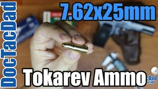 762x25mm Tokarev  Ammo Breakdown [upl. by Yadroc337]