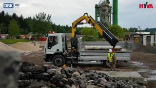 Iveco Eurocargo with Hyva Crane HB160 [upl. by Aikel]