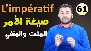 تعليم الفرنسية للمبتدئين 61 صيغة الأمر المثبت والمنفي L’IMPÉRATIF فرنشاوي [upl. by Erikson]