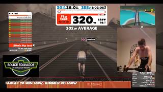 FTP test post 8 weeks structured training DID I IMPROVE [upl. by Eiuqram]