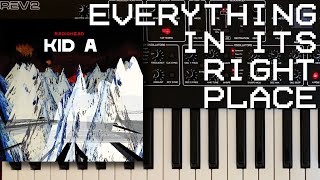 RADIOHEAD  Everything In Its Right Place Prophet REV2 Cover [upl. by Aseiram]