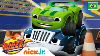 O melhor de Crusher e Pickle  parte 3  Blaze and the Monster Machines [upl. by Mercola]