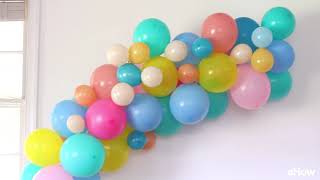 3 Easy DIY Balloon Party Decoration Ideas [upl. by Paske]