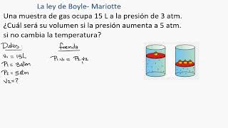 Ley de BoyleMariotte Explicación  Ejercicio resuelto 01 [upl. by Gustafsson]