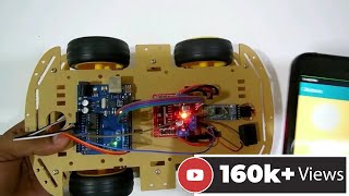 How to Make Bluetooth Controlled Arduino robot car [upl. by Anerak]