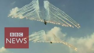 South Korea and US show off military strength  BBC News [upl. by Asnarepse]