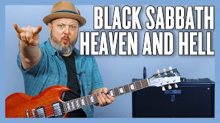 Black Sabbath Heaven And Hell Guitar Lesson  Tutorial [upl. by Mohamed]