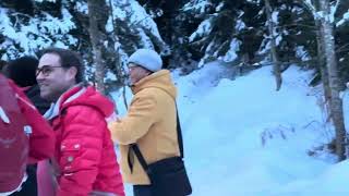 Christmas Tradition in SwitzerlandThe Grand Entrance of Samichlaus in a Swiss Forest [upl. by Melville691]