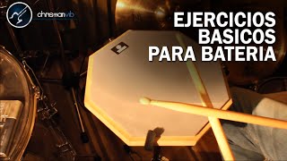 Ejercicios Basicos Para Bateria  4 Rudimentos Basicos [upl. by Daitzman749]