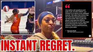 USA Today FIRES BACK at WNBA Players for TARGETING Reporter over Dijonai Caitlin Clark Incident [upl. by Sansbury960]