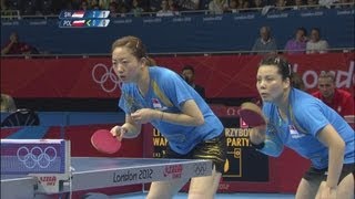 Table Tennis Womens Team First Round  SIN v POL  Full Replay  London 2012 Olympic Games [upl. by Den]