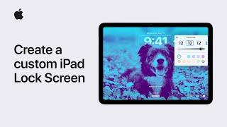 How to create a custom iPad Lock Screen  Apple Support [upl. by Phonsa867]