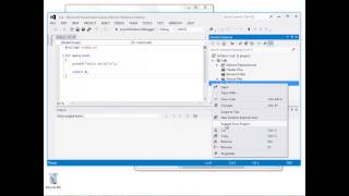 Switching source files in a Visual Studio Project [upl. by Natica]