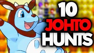 PokeMMO 10 Easy JOHTO Horde Shiny Hunts [upl. by Anahsal]