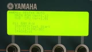 Yamaha RM1x Update  Not Functional  Testing Procedure [upl. by Vizzone850]