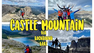 Castle Mountain via Rockbound Lake  BANFF  Ilokana Hiker [upl. by Llerdnad]