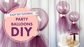 How To Party Balloons Tutorial  DIY Event Decor  BalsaCirclecom [upl. by Malchy]