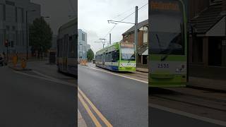 London green tram to New Addington london tram transport transportation tramway [upl. by Silrac]