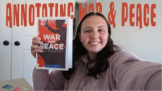 I Annotated War amp Peace  Reading Vlog [upl. by Jennine]