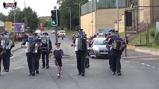 Castlewellan Victoria Accordion Band  Commons Silver Band Parade 2023 [upl. by Jinny]