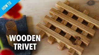 How to make a wooden trivet [upl. by Laira919]