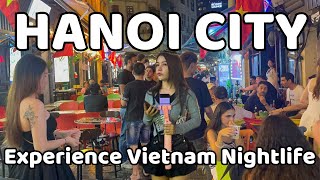 🔥Experience Vietnams vibrant nightlife 🇻🇳 Explore Hanoi City [upl. by Fogg]