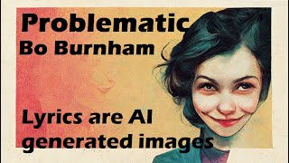 Bo Burnham  Problematic  But the lyrics are AI generated images [upl. by Enaek]