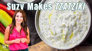 Authentic Tzatziki Sauce Recipe  The Mediterranean Dish [upl. by Avrenim975]