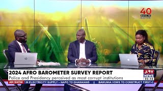 Afro Barometer Survey Report Mistrust in Electoral Commission worrying  Dr OsaeKwapong  AM Show [upl. by Amron154]