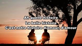 Notre Histoire  Paroles Lyrics  Pierrette Adams [upl. by Edvard]