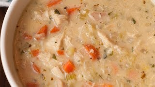 Copycat Panera Chicken amp Wild Rice Soup Recipe [upl. by Analaf972]