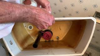 How to install a fluidmaster Universal flow and flush valve [upl. by Wyatan]