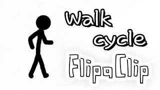 How to animate a walk cycle on FlipaClip [upl. by Fia364]