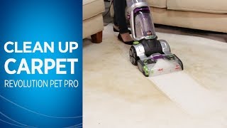 Deep Cleaning with theProHeat 2X® Revolution™ Pet Pro Carpet Cleaner  BISSELL [upl. by Wiltshire29]