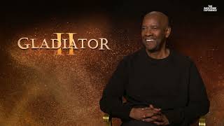 GLADIATOR II Denzel Washington Takes You Backstage with the Ridley Scott Epic [upl. by Vernice93]