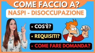 NASPI  Come fare domanda di disoccupazione [upl. by Warila]