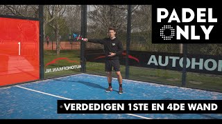 Padelles wanden verdedigen 1 en 4 [upl. by Aikram39]