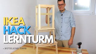 DIY Ikea Lernturm Hack Lerntower aus Bekväm und Oddvar  Bauanleitung  Tipps [upl. by Anh]