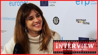 BABY Interview with Benedetta Porcaroli about her role Netflix series  Berlinale Shooting Star [upl. by Airahcaz567]