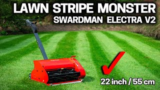 Swardman ELECTRA V2 Battery Reel Lawn Mower Review [upl. by Nitneuq]