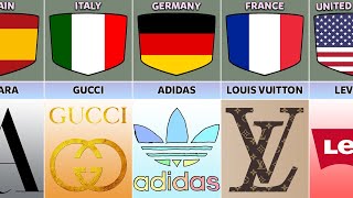 Popular Fashion Brands From Different Countries [upl. by Burgwell]