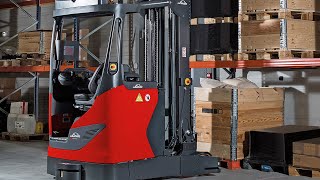 Automated Reach Trucks in Action  Linde RMATIC  Linde Material Handling [upl. by Ennairoc]