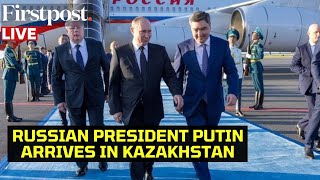 LIVE Russian President Putin Arrives in Kazakhstan for RussiaChina Dominated SCO Summit [upl. by Ninetta]