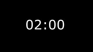 2 Dakikalık Geri Sayım Sayacı  Two Minute Countdown Timer [upl. by Jurkoic]