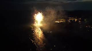 Hilton Head  July 4th 2023  Fireworks on Coligny Beach [upl. by Yslek]