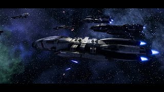 Epic Cinematic Space Battle  Battlestar Galactica Deadlock  NPC Wars 11 [upl. by Yunick]